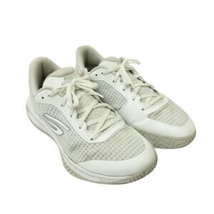 Skechers Mens Viper Court Pro Pickleball Sneaker Shoes White M 7.5/Womens 9